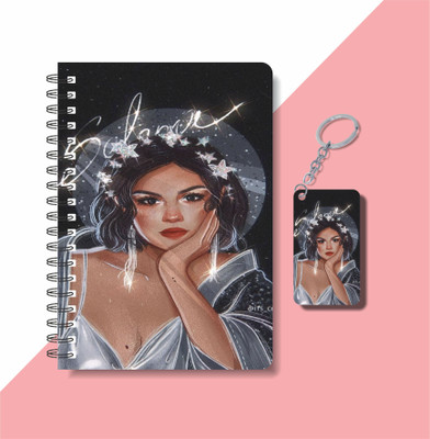 craft maniacs SELENA NOTEBOOKS A5 Diary RULED 160 Pages(Multicolor)