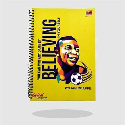 WRITE ON WHITE New A4 Notebook Rulled 200 Pages(Multicolor)