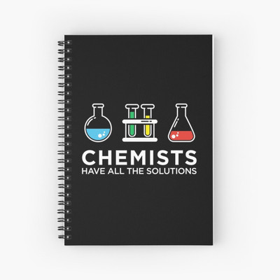 TheHackStore Chemist A5 Notebook Ruled 200 Pages(Multicolor)