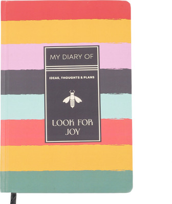 Zentric Hardbound Ruled Vibrant Tales A5 Diary Ruled 172 Pages(Multicolor)