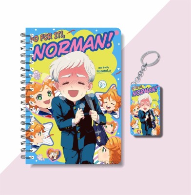 craft maniacs 2023 ANIME DIARY + KEYCHAIN A5 Notebook RULED 160 Pages(Multicolor)