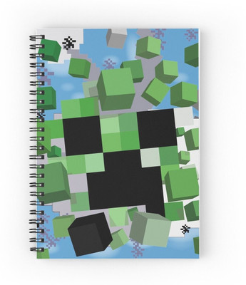 craft maniacs MINECRAFT NOTEBOOK COLLECTION A5 Diary RULED 160 Pages(Black)