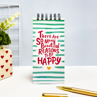 articious Happy Regular Desk Planner Ruled 264 Pages(To Do List)