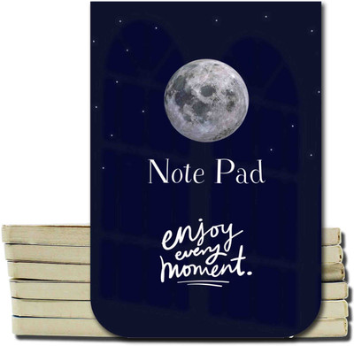 Natham Publication 7 notepad A6 Note Pad Unruled 100 Pages(Multicolor, Pack of 7)