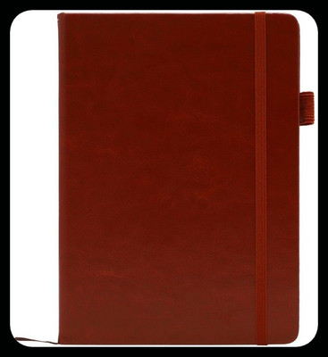 Family store Leatherette Diary A5 Notebook Ruled 200 Pages(Tan)