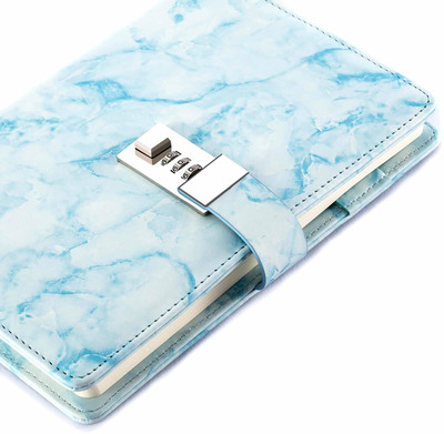 SEVENSPACE Designer A5 Diary RULED 192 Pages(Blue)
