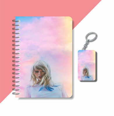 craft maniacs A5 NOTEBOOK + KEYCHAIN COLLECTION A5 Notebook RULED 160 Pages(Black, White)