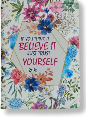 CRAFTOPIX Spiral bound Planner Diary A5 Notebook unrulled 192 Pages(White)
