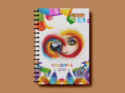 MAHAVIRA TRADERS 0004 A4 Notebook Ruled 400 Pages(Multicolor, Pack of 2)