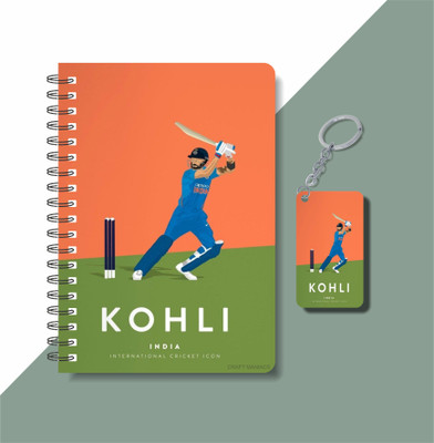 craft maniacs KOHLI 2023 NOTEBOOK COLLECTION A5 Notebook RULED 160 Pages(White)