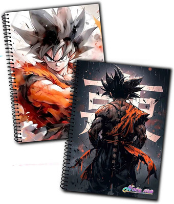 NOTEme Spiral Binding A4 Notebook unruled 200 Pages(Multicolor, Pack of 2)