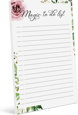 Inkdotpot Daily Planner A5 Planner Unruled 50 Pages(Pink)