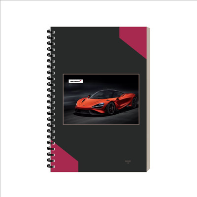 ESCAPER Maclaren Car Diary For Kids, Personal Use, Spiral Notebook, Notepad A5 Diary Ruled 160 Pages(Maclaren)