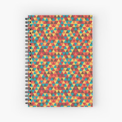 TheHackStore Colourful Wallpaper Graphic Printed A5 Notebook Ruled 200 Pages(Multicolor)