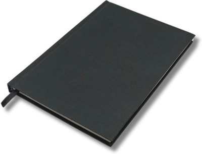 CRAFTOPIX Plain Executive Planner/ Diary A5 Notebook Ruled 192 Pages(Black)