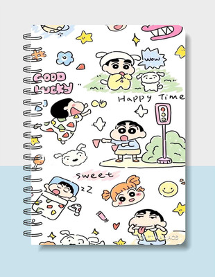 craft maniacs SHINCHAN DIARY 2025 A5 Notebook RULED 160 Pages(Multicolor)