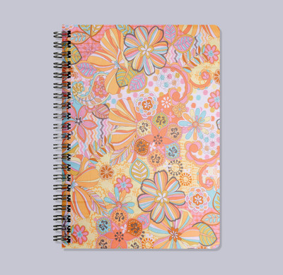 Bhamra Trader Spiral Diary A5 Diary UnRuled 140 Pages(Multicolor)