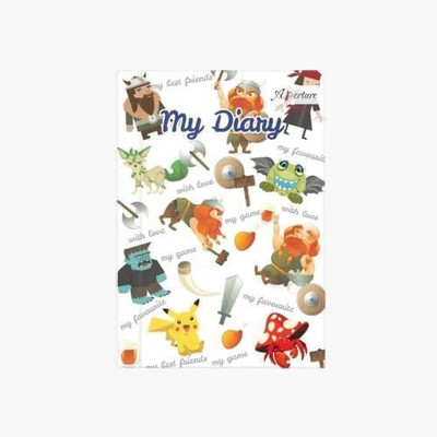 Aperture Cute Diary for girls & boys 160 Pages | 80 GSM Premium Paper A5 Diary Little Pirates Theme 160 Pages(Multicolor)
