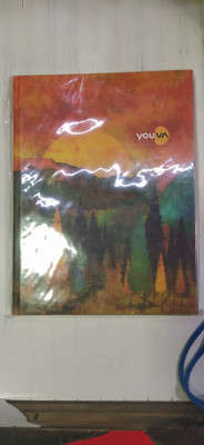 Youva notebook brown 002 A4 Notebook Single line 192 Pages(Multicolor)