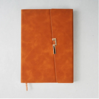 ORANJBOX A5 Notebook A5 Notebook Single Rule 192 Pages(Brown)