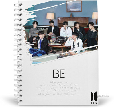 PurpleBees BTS Special Diary A5 Diary Unruled 160 Pages(Multicolor)