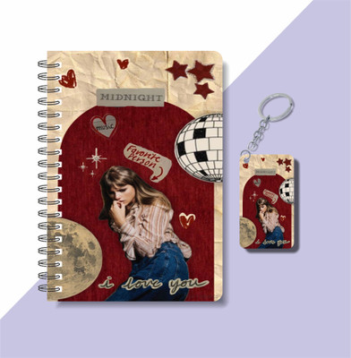 craft maniacs TAYLOR 2023 NOTEBOOK COLLECTION A5 Notebook RULED 160 Pages(White)