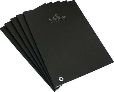 imagine Products Recycle Notepad, Handcrafted B5 Notebook Ruled 500 Pages(Black, Pack of 5)