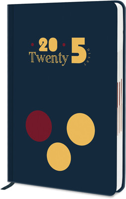 Diarymart Hard Bound 2025 Planner Diary For Girls I New Year Diary 2025 with Dates I A5 Diary Ruled 344 Pages(Black)