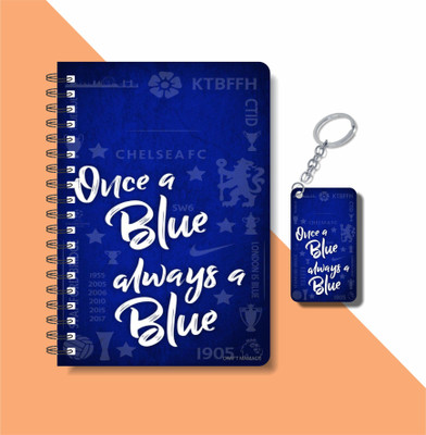 craft maniacs 2023 CHELSEA DIARY + KEYCHAIN A5 Notebook RULED 160 Pages(Multicolor)