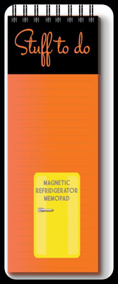 Nourish Magnetic Memo Pad_DRY Regular Memo Pad Ruled 50 Pages(Orange)