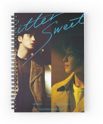 craft maniacs 2023 KPOP DIARIES A5 Notebook RULED 160 Pages(Multicolor)