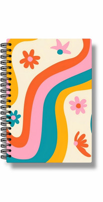 buddytales Spiral Noteook A5 Notebook unruled 120 Pages(Multicolor)
