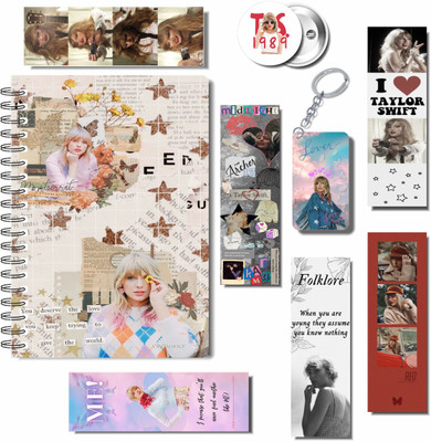 craft maniacs TAYLOR 3 FREEBIE COLLECTION A5 Notebook RULED 160 Pages(White, Pack of 3)