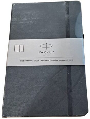 PARKER Size (13 x 21 cm) A5 Notebook Ruled 174 Pages(Grey)
