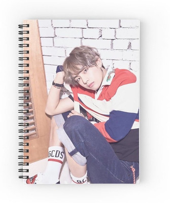 craft maniacs BTS V A5 RULED 160 PAGES DIARY A5 Diary RULED 160 Pages(Multicolor)