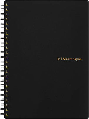 Maruman MNEMOSYNE Notebook A5 Note Book 7mm 160 Pages(Black)
