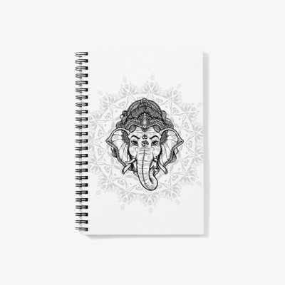 craft maniacs GANESHA COLLECTION A5 Notebook RULED 120 Pages(BUDDHA)
