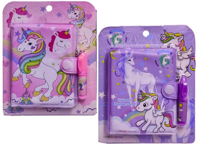 Timbktoo Unicorn pocket diary A6 Diary single 50 Pages(Multicolor, Pack of 2)