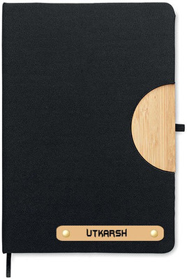 SY Gifts Book Marker A5 Diary Single Rule 100 Pages(Black)