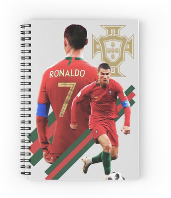 craft maniacs FOOTBALLER DIARY A5 Diary RULED 120 Pages(Multicolor)