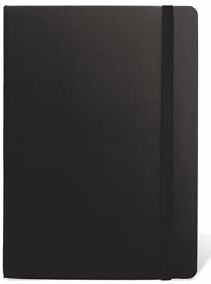 Wordmates Hard Bound NoteBook and Dairy | 8.5 * 6 inches Notebook Diary A5 Diary Ruled 200 Pages(Black)