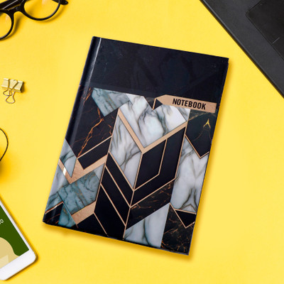 ARCHIES Notebook A5 Notebook Ruled 160 Pages(Black)