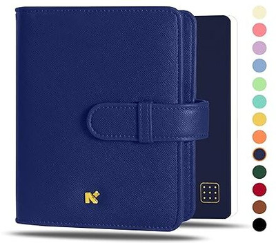 NEORAH A6 NotebookSLEEVE with Loop + JOURNAL|Faux Leather+ Penloop| 4 CardSlots A6 Organizer Dotgrid 160 Pages(Dark Blue) NEORAH A6 NotebookSLEEVE with Loop + JOURNAL|Faux Leather+ Penloop| 4 CardSlots A6 Organizer Dotgrid 160 Pages(Dark Blue)