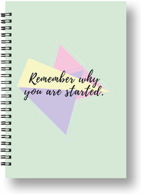ROT RIX Wirebound journal A5 Diary Unruled, blank 144 Pages(Multicolor)