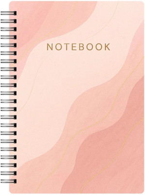 Artable A5 Ruled Notebook A5 Notebook Ruled 160 Pages(Pink, Multicolor)