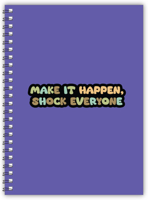 TimeWise Study Planner WIN For Students Study Time Management A5 Planner Unruled 140 Pages(Purple)