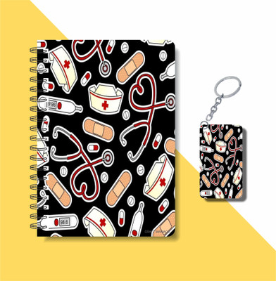 craft maniacs 2023 DOCTOR DIARY + KEYCHAIN A5 Notebook RULED 160 Pages(Multicolor)