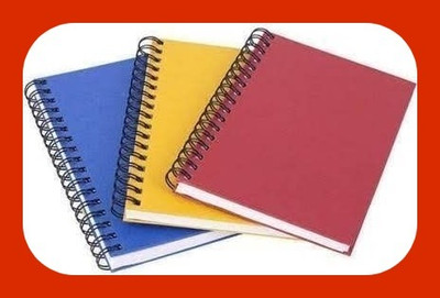 Puvi Notebook A4 Notebook Plain/unruled 200 Pages(Multicolor, Pack of 3)