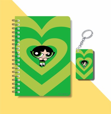 craft maniacs POWR PUFF GIRLS 2023 NOTEBOOK COLLECTION A5 Notebook RULED 160 Pages(White)