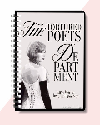 craft maniacs TAYLOR SWIFT 2024 COLLECTION A5 Notebook RULED 160 Pages(Multicolor)
